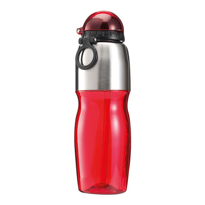 BW7551 - 800ml Sports Water Bottle with Foldable Drinking Spout Red / STD / Regular - Drinkware