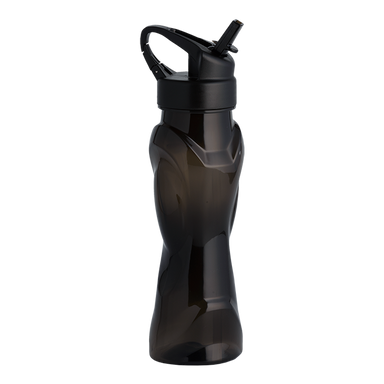 BW0072 - 570ml Curved Body Water Bottle Black / STD / Last Buy - Drinkware