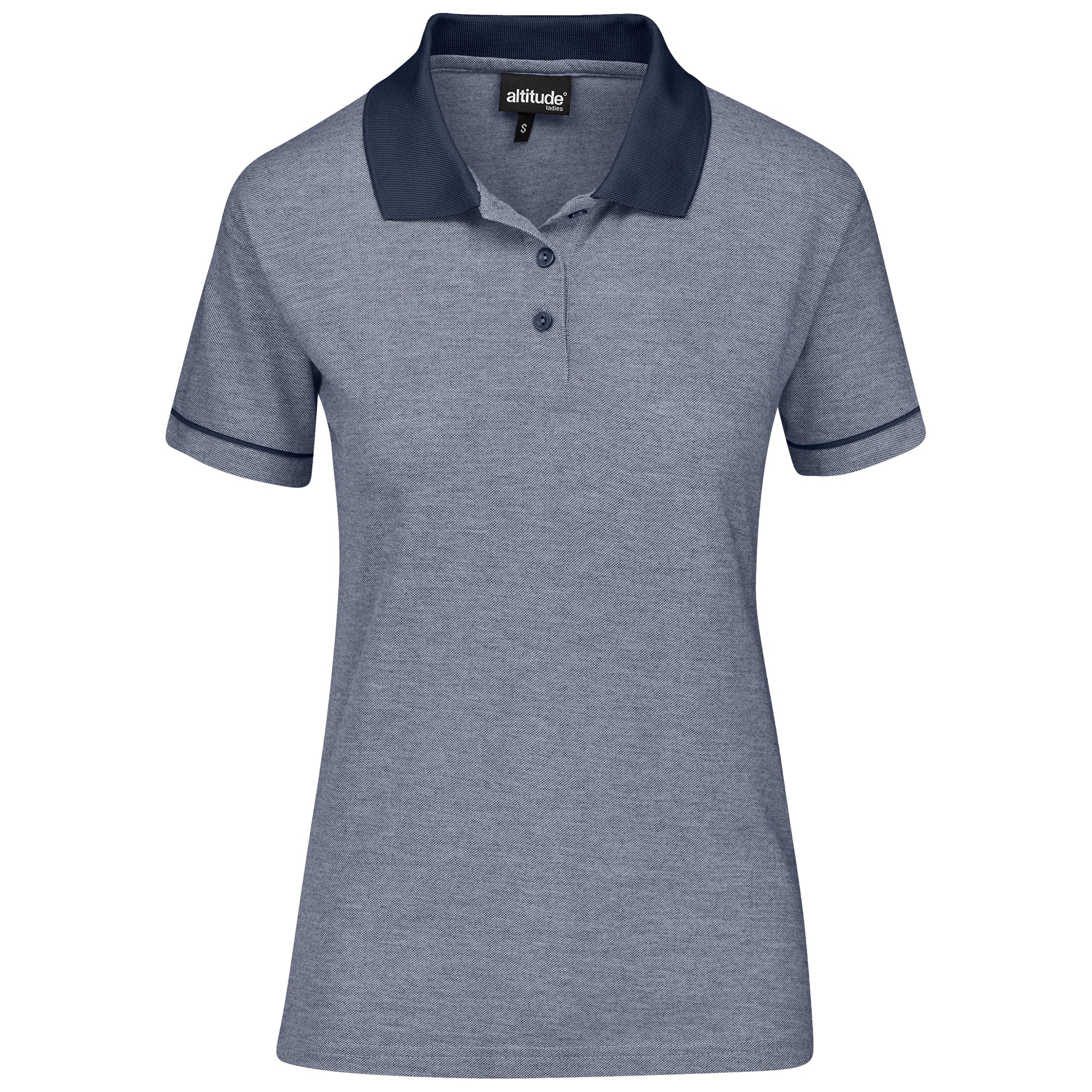 Ladies Verge Golf Shirt - Blue