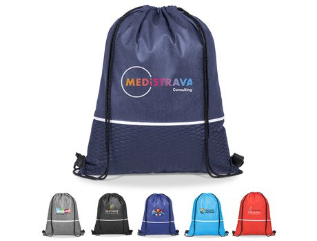 Brighton Non-Woven Drawstring Bag