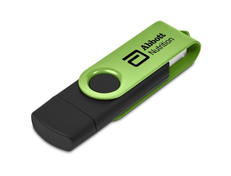 Shuffle Gyro Black Flash Drive – 32GB