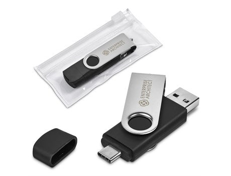 Shuffle Glint Flash Drive – 32GB - Silver