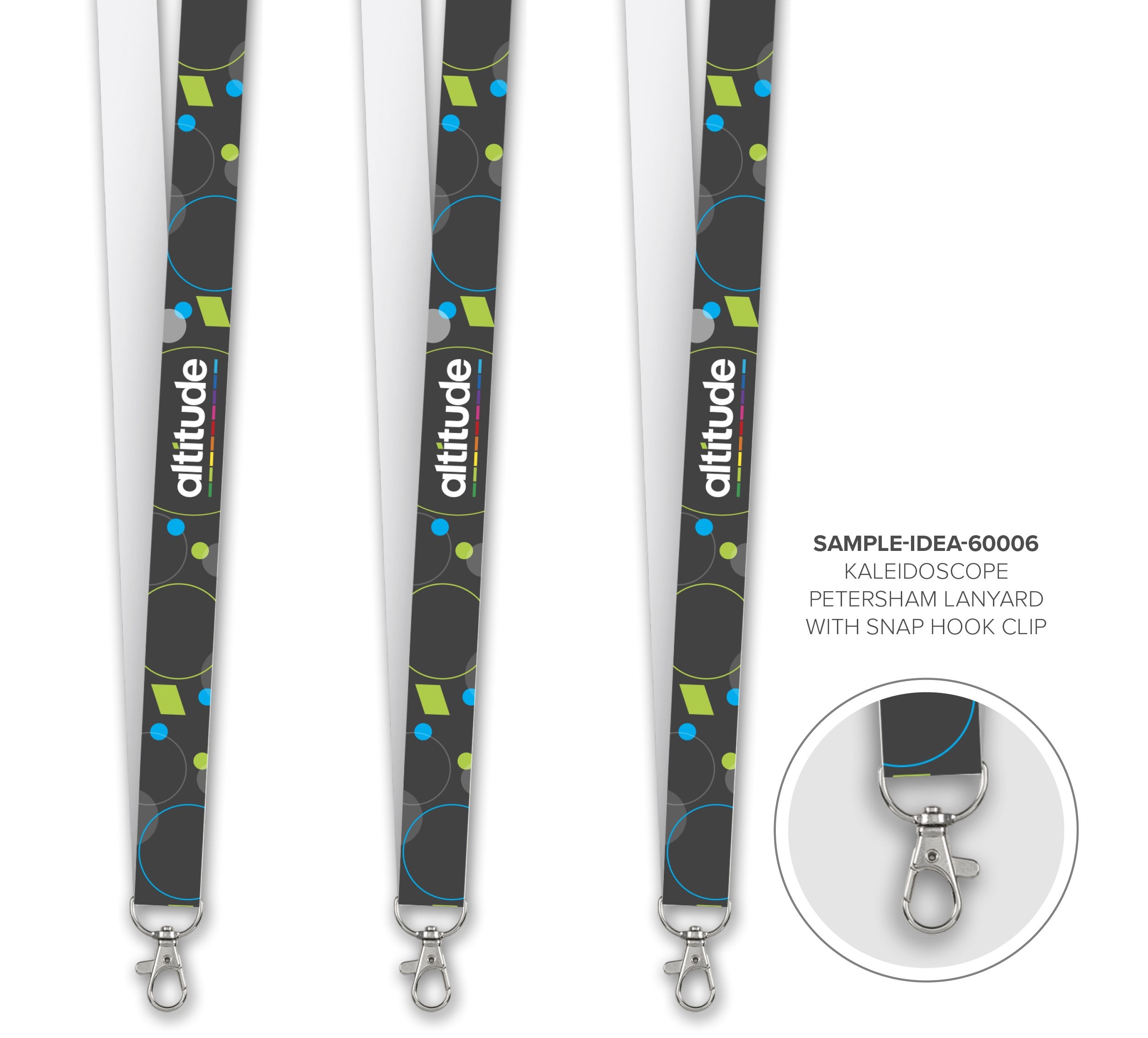 Kaleidoscope Petersham Lanyard - Sample