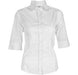 Ladies 3/4 Sleeve Duke Shirt - White Only-L-White-W