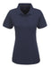 Ladies Calgary Golf Shirt - White Only-L-Navy-N