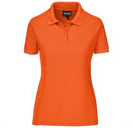 Ladies Everyday Golf Shirt-L-Orange-O