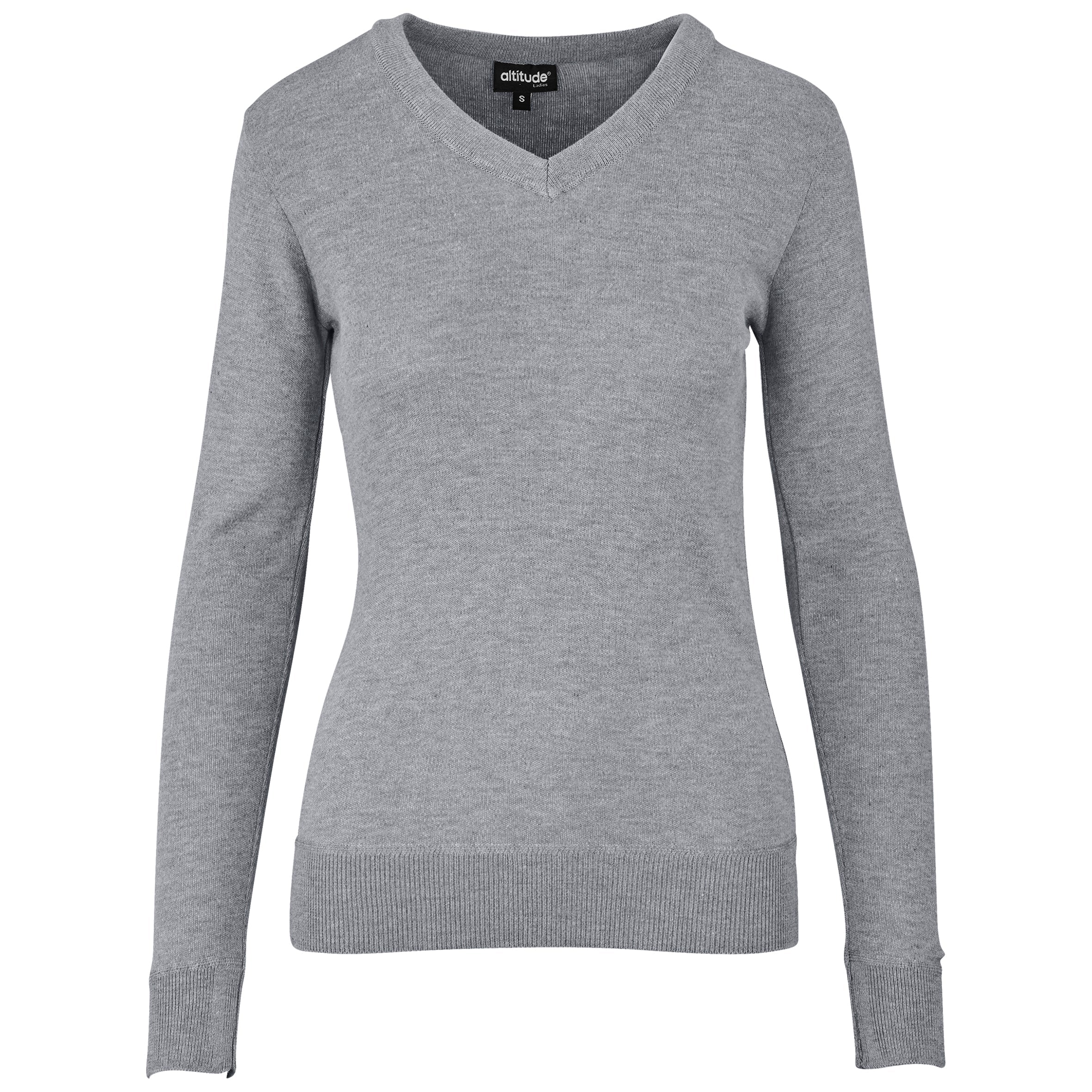 Ladies Long Sleeve Peru V-Neck Jersey-