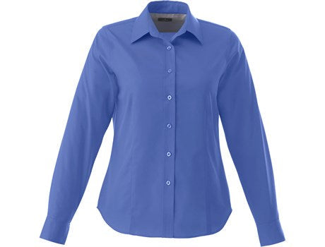 Ladies Long Sleeve Wilshire Shirt - Royal Blue Only-