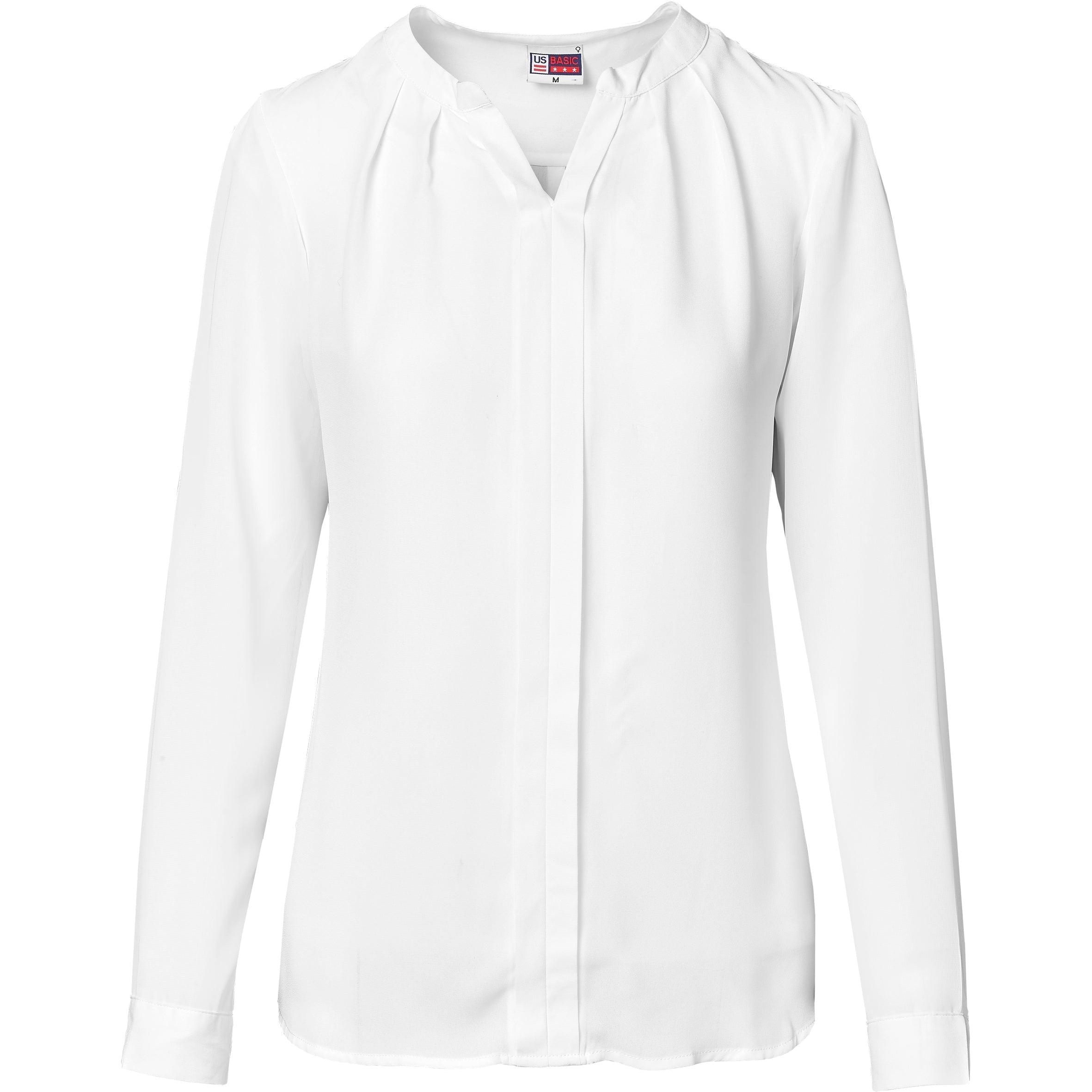 Ladies Long Sleeve Zenobia Blouse-L-White-W