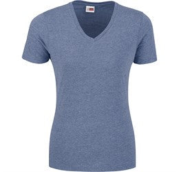 Ladies Michigan Melange V-Neck T-Shirt-