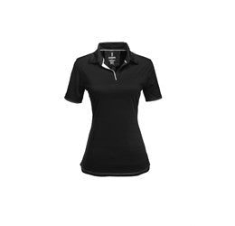 Ladies Prescott Golf Shirt - Black Only-