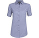 Ladies Short Sleeve Nottingham Shirt-L-Navy-N