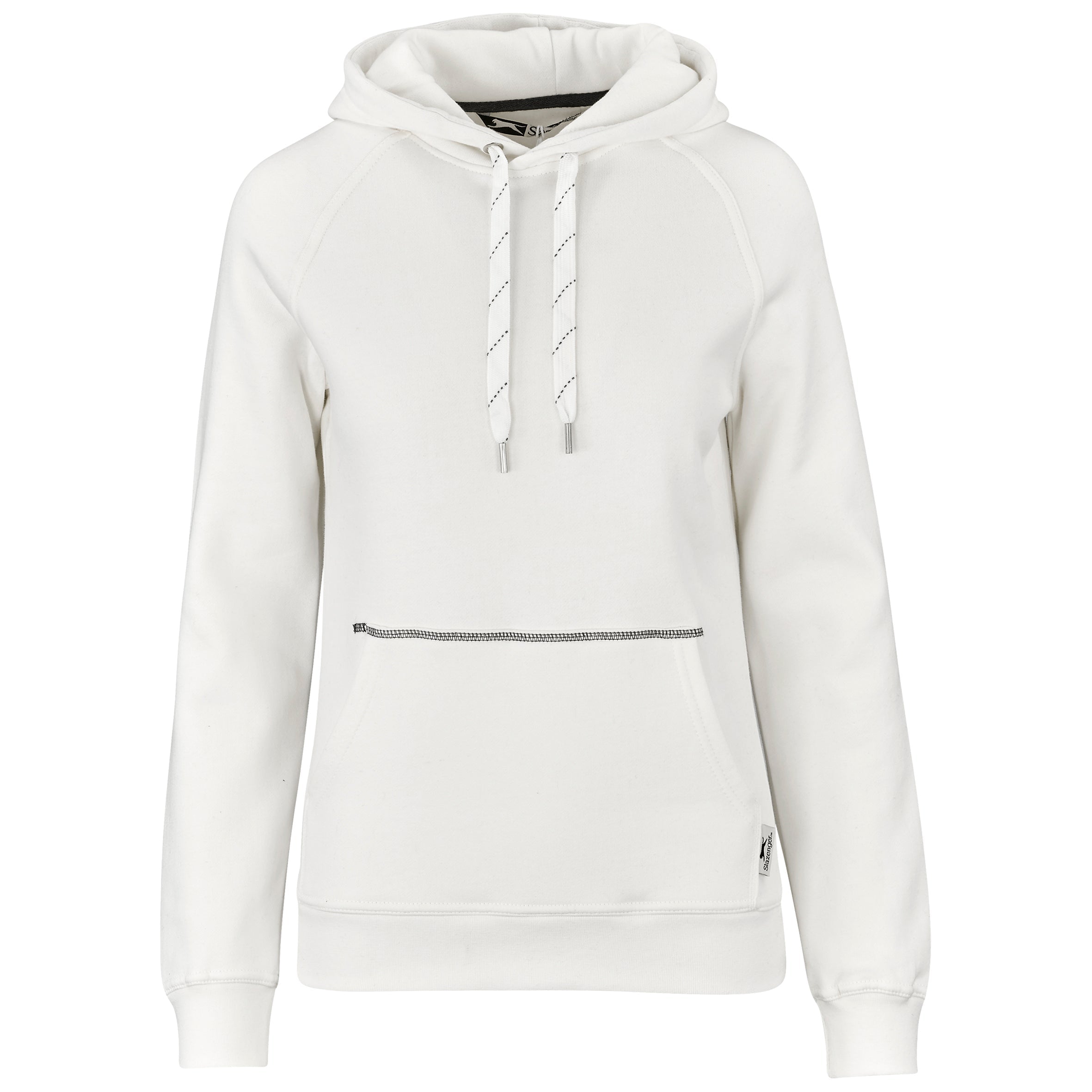 Ladies Smash Hooded Sweater - White Only-