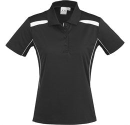 Ladies United Golf Shirt - White Navy Only-