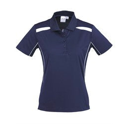 Ladies United Golf Shirt - White Navy Only-