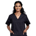 Front View Black Light Scrub Top