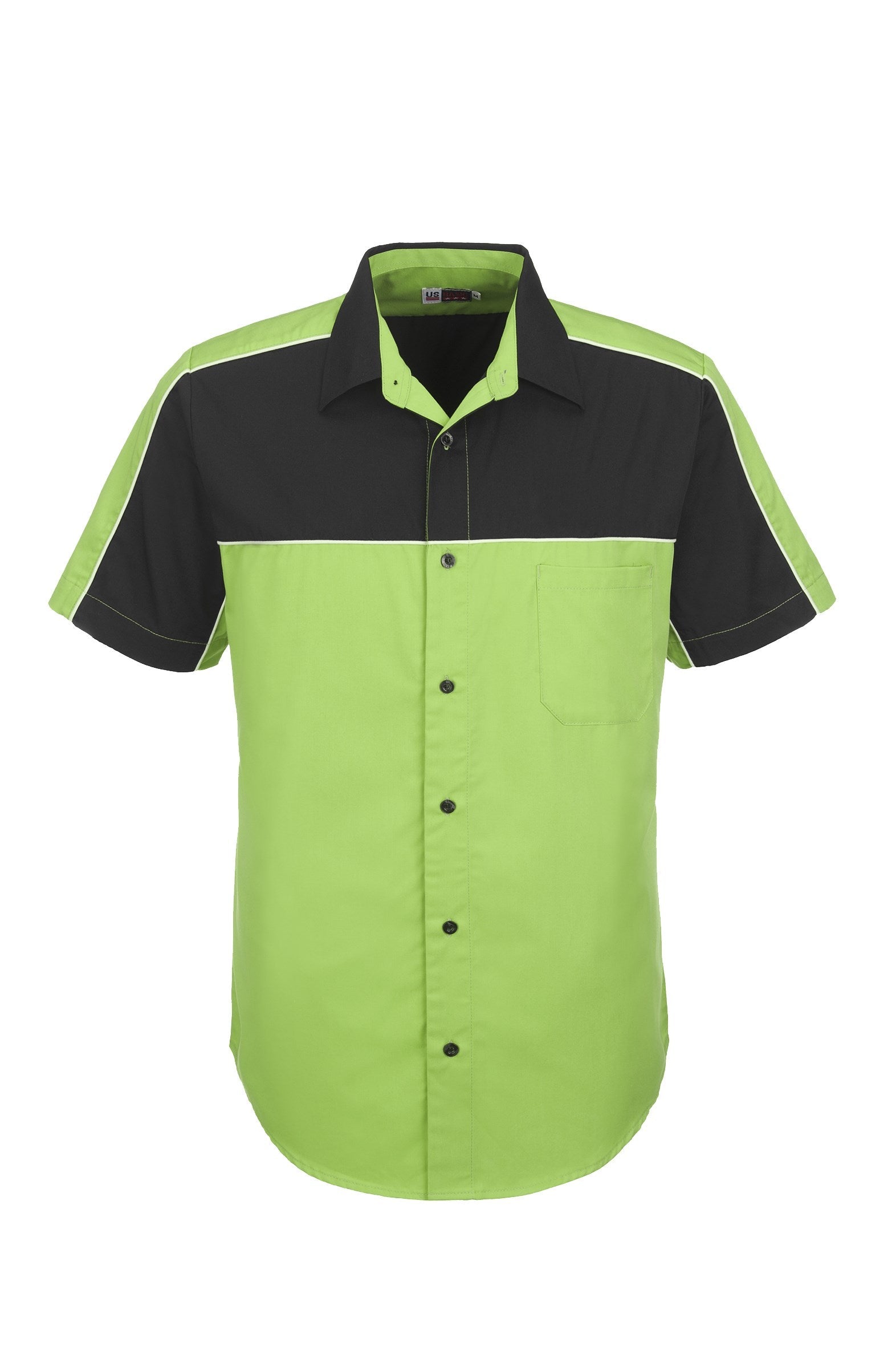 Mens Daytona Pitt Shirt - Orange Only-L-Lime-L