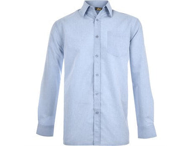 Mens Long Sleeve Apollo Shirt - Light Blue Only-