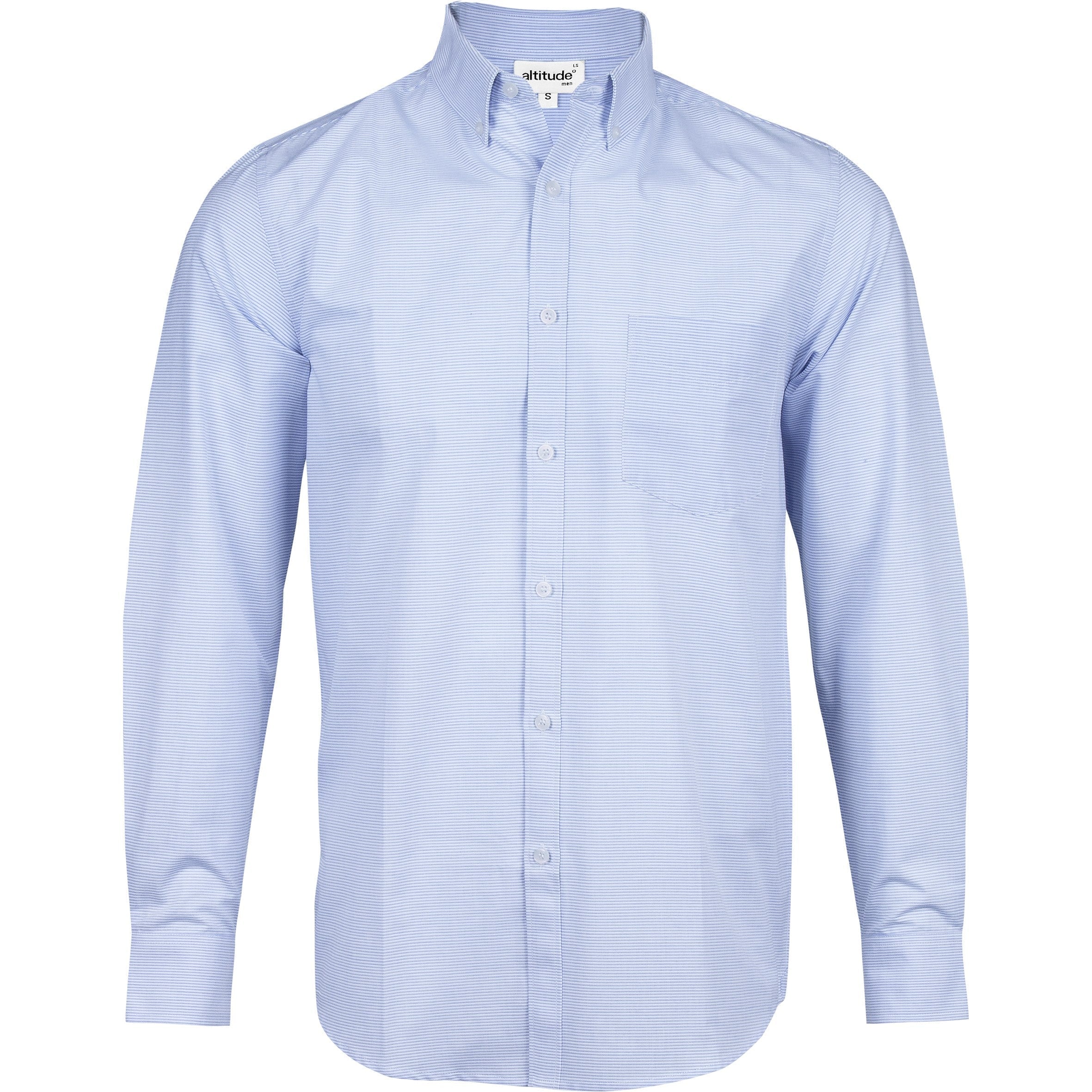 Mens Long Sleeve Earl Shirt - Sky Blue Only-