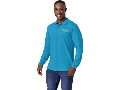 Mens Long Sleeve Elemental Golf Shirt-