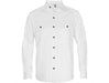 Mens Long Sleeve Oryx Bush Shirt - White Only-