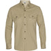 Mens Long Sleeve Oryx Bush Shirt - White Only-