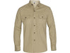 Mens Long Sleeve Oryx Bush Shirt - White Only-