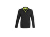 Mens Long Sleeve Solo Golf Shirt - Yellow Only-