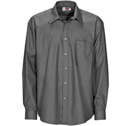 Mens Long Sleeve Washington Shirt - Black Only-