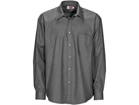 Mens Long Sleeve Washington Shirt - Black Only-