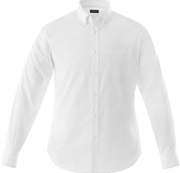 Mens Long Sleeve Wilshire Shirt - White Only-