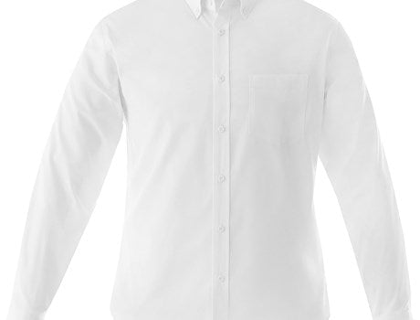 Mens Long Sleeve Wilshire Shirt - White Only-