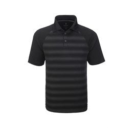 Mens Shimmer Golf Shirt - Black Only-