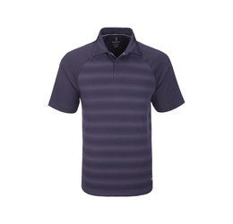 Mens Shimmer Golf Shirt - Black Only-