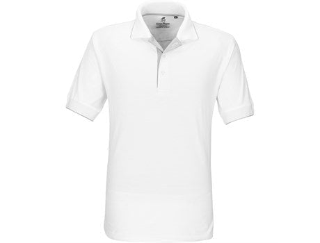 Mens Wentworth Golf Shirt - White Only-