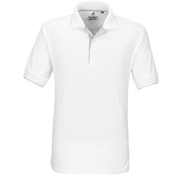 Mens Wentworth Golf Shirt - White Only-