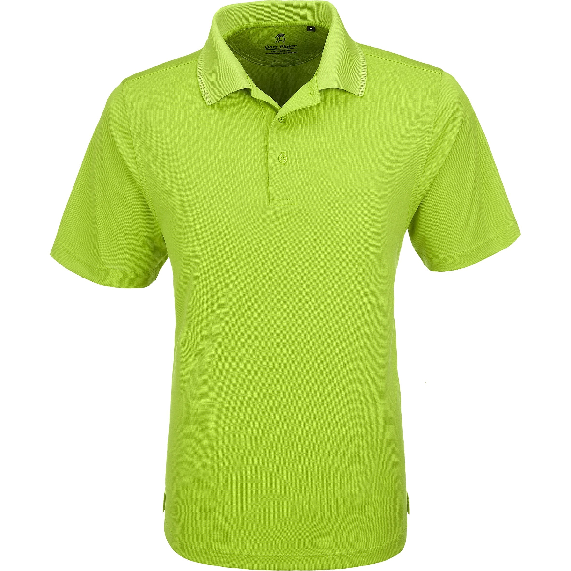 Mens Wynn Golf Shirt-L-Lime-L