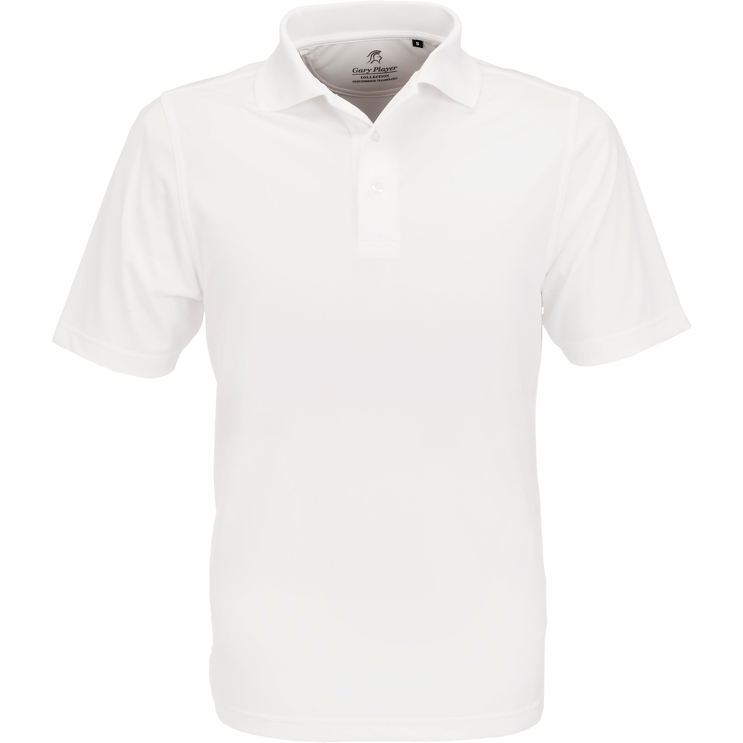 Mens Wynn Golf Shirt-L-White-W