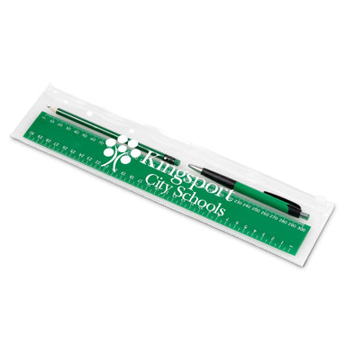 Star Visibility Pencil Case (excludes contents)-Transparent/Frosted White-T